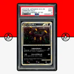 Pokemon PSA 9 Umbreon Holo 037/080 L2 Reviving Legends Japanese - Image 1