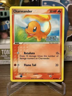 Pokemon 2006 Crystal Guardians Charmander 48/100 Reverse Holo NM+ - Image 1
