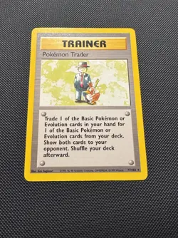 Pokemon TCG Pokemon Trader 77/102 Base Set Rare Near Mint 1999 WoTC - Image 2