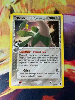 Tropius 23/101 LP Non Holo Rare Dragon Frontiers 2006 Pokemon TCG - Image 1