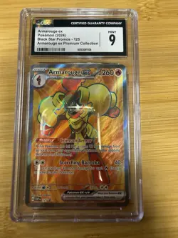 Armarouge ex 125 Sv: Scarlet & Violet Promo Holo EX CGC 9 Pokemon 2024 - Image 1