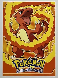 Charmeleon #05 (LP) Rare E5 of 12 Topps Pokemon Series 1 TV Animation 1996 - Image 1
