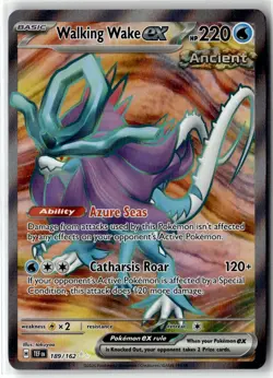 Walking Wake ex ⭐ 189/162 Holo Ultra Rare Temporal Forces 2024 Pokemon NM - Image 1