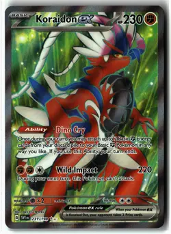 Koraidon ex ⭐ 231/198 Holo Ultra Rare Scarlet & Violet 2023 Pokemon NM - Image 1