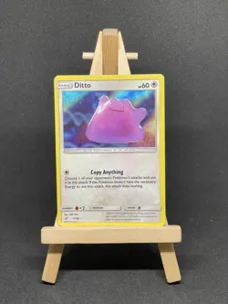 Pokemon Ditto 17/18 Detective Pikachu Holo Rare Pokemon TCG - Image 1