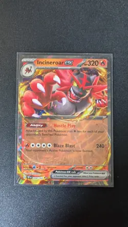 Pokemon TCG Incineroar ex Scarlet & Violet-Temporal Forces 034/162 Holo - Image 1