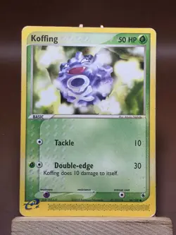 eReader Pokemon HP - Koffing - 54/109 - Common - Ex Ruby & Sapphire - Image 1