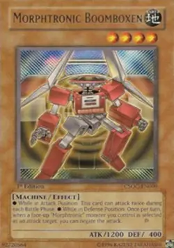 Yugioh! MP Morphtronic Boomboxen - CSOC-EN009 - Rare - Unlimited Edition Moderat - Image 1