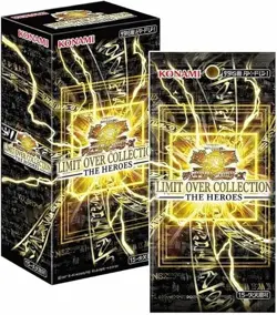 YuGiOh LIMIT OVER COLLECTION THE HEROES 1 Box KONAMI Factory Sealed - Image 1