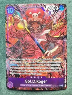 One Piece - Carrying On His Will - Gol.D.Roger OP13-064 Alternate Art NM/LP - Image 1