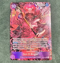 One Piece - Carrying On His Will - Gol.D.Roger OP13-064 Alternate Art NM/LP - Image 2
