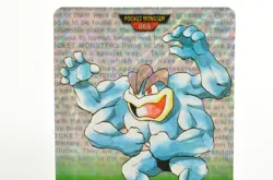 Pocket Monsters Machamp No.068 Pokemon card Carddass GREEN 1996 Japanese MP - Image 2
