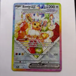 Eevee Ex 174 Black Star Promo Pokemon Card Prismatic Evolution - Image 1