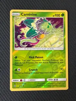 Carnivine~Reverse Holo~ Tomokazu Komiya Gallery~ Pokemon Cards - Image 1