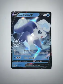 Alolan Vulpix V - (Holiday Calendar) 033/195 Miscellaneous Cards & Products Holo - Image 2