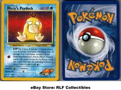 2000 Pokemon, Gym Challenge, #90/132 Misty's Psyduck, Common (b) - Image 1