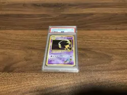 1999 POKEMON JPN GYM 2 #65 SABRINA'S ALAKAZAM-HOLO PSA 9 - Image 1