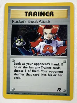 Pokemon TCG Rocket's Sneak Attack Team Rocket Holo 16/82 - Image 1