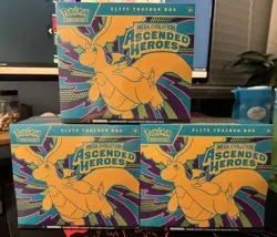 Pokemon TCG: Ascended Heroes ETB (Elite Trainer Box) {{LOT OF 3}} [Sealed] - Image 1