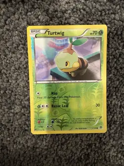 Pokemon TCG Turtwig Common Reverse Holo Plasma Storm 1/135 - Image 1