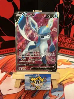 Carte Pokemon GIVRALI 174/203 V FA Full Art Epee et Bouclier 7 EB07 FR NEUF - Image 1