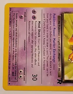 Pokemon TCG Dark Kadabra 39/82 Team Rocket Regular - Image 5
