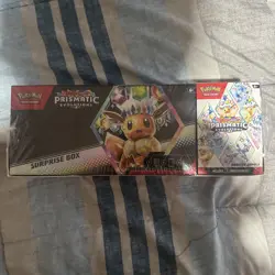 Pokemon Prismatic Evolutions Surprise Box And Booster Bundle Sealed - Image 1