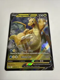 Dragonite V 049/078 Holo Pokemon GO Pokemon NM - Image 2