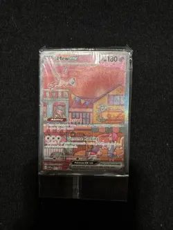 Mew ex SVP 053 Pokemon TCG Scarlet Violet 151 Black Star Promo Full Art SEALED - Image 3