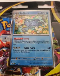 Pokemon Mega Evolution Triple Pack Blister Golduck 3 Booster Packs New & Sealed - Image 2