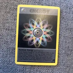 Pokemon TCG Team Rocket Special Energy non holo Rainbow Energy 80/82 LP - Image 1