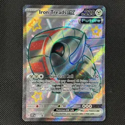 Iron Treads ex - Full Art Shiny - Paldean Fates Promo SVP 073 NM Pokemon TCG - Image 1