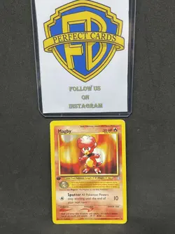 POKEMON NEO GENESIS 1° EDIZIONE MAGBY NONHOLO 23/111 PL ENG - Image 1