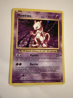 Pokemon Mewtwo 130 HP Cracked Ice Holo 051/108 Deck Exclusives 2016 English - Image 1