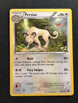 Persian & Flabebe~Cute Cameo Gallery | Hidden Pokemon in Card Art - Image 1