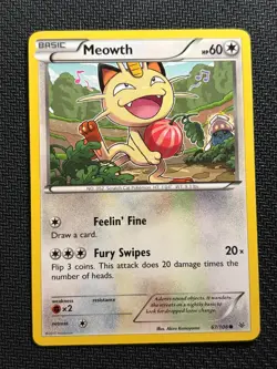 Meowth & Inkay~Cute Cameo Gallery | Hidden Pokemon in Card Art - Image 1