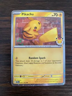 Pikachu (Pokemon Day 2026) 051/162 Miscellaneous Cards & Products Holo - Image 1