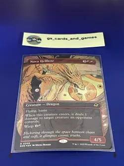 Nova Hellkite (Borderless) #0309 (Foil) EOE Edge of Eternities MTG Card - Image 1