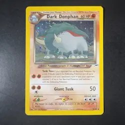 Pokemon Vintage Holo Dark Donphan 3/105 Neo Destiny WotC - Image 1