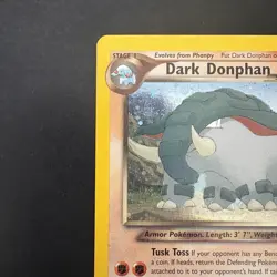 Pokemon Vintage Holo Dark Donphan 3/105 Neo Destiny WotC - Image 2