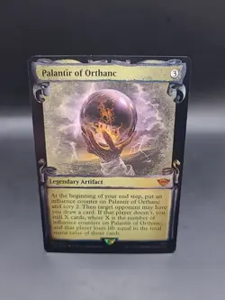 MTG - LTR - Palantir of Orthanc - Showcase Silver Foil - N 0698 NM - Image 1