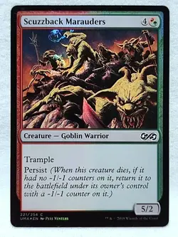 Scuzzback Marauders 221/254 Foil Ultimate Masters Magic: The Gathering - Image 1