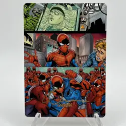 CLONE SAGA Spider-Man ART SERIES 42/54 Gold Stamp Ink LOGAN LUBERA MTG Magic - Image 1