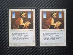 MTG Arabian Nights 🌙 Piety Light & Dark. NM, 1st Print, 1993 - Image 1