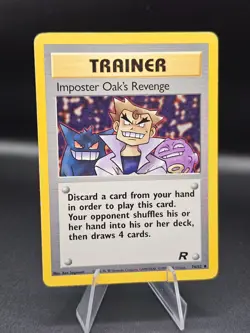 Imposter Oak's Revenge 76/82- Pokemon TCG Team Rocket- Regular Uncommon- MP-- - Image 1