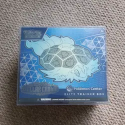 TCG Pokemon Center Exclusive Stellar Crown Elite Trainer Box Etb New & Sealed UK - Image 1