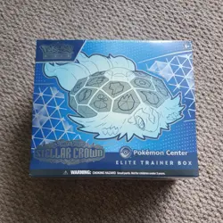 TCG Pokemon Center Exclusive Stellar Crown Elite Trainer Box Etb New & Sealed UK - Image 2