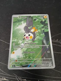 Pokemon TCG - Emolga - 112/086 - Black Bolt - Illustration Rare - English - NM/M - Image 3