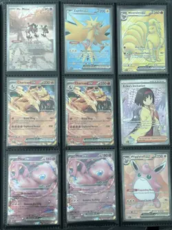 Pokemon 151 Card Lot – Gold Mew ex, Alakazam ex SIR, IR Cards + 30+ EX – NM - Image 3