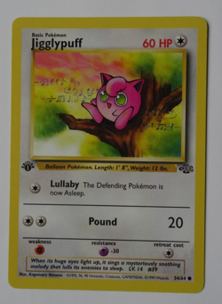 POKEMON RARE 1st EDITION JUNGLE ,, JIGGLYPUFF ,, 55/64 .1999 - Image 1